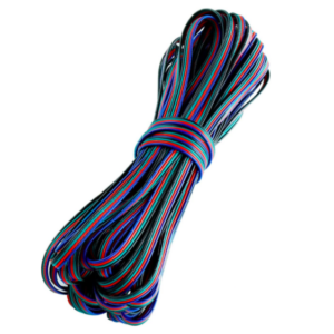 Cable de conexión para tiras LED RGB 4x0,75mm, 1 metro