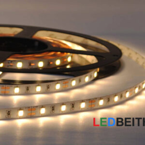 Tira flexible SMDHQ5630, 5M, IP33; Blanco Cálido