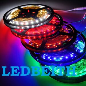 Tira LED SMD3528, 12V - 5M - IP 33 Rojo