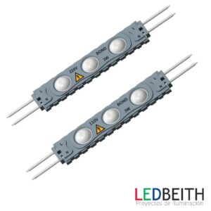 Módulo LED 110V, 3x12835, 3W, IP67, Blanco Frío