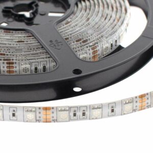 Tira LED SMD5050, RGB, DC12V, 5m (60Led/m) - IP65