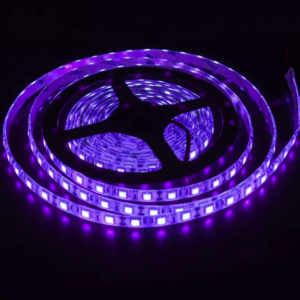 Tira LED SMD5050, DC12V, 5m (60 Led/m) - IP65, UV 395NM
