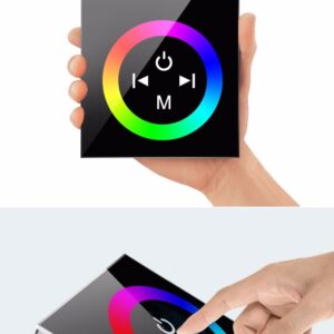 Controlador / Dimmer RGB táctil empotrable
