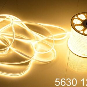 Tira LED a 110V SMD5630,1 metro 120 Led/m, carrete 50 mts Bco. Cálido