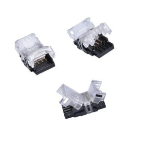 Conector Tira Led Rgb A Cable 4 Hilos 12v Clip a Presión