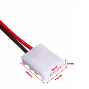 Cable de conexión directa de 2 Clips, para tira monocolor (2 Pin) 8 mm