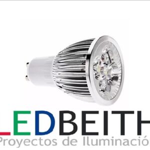 Foco dicroico LED GU10 SMD, 4W, Blanco frío